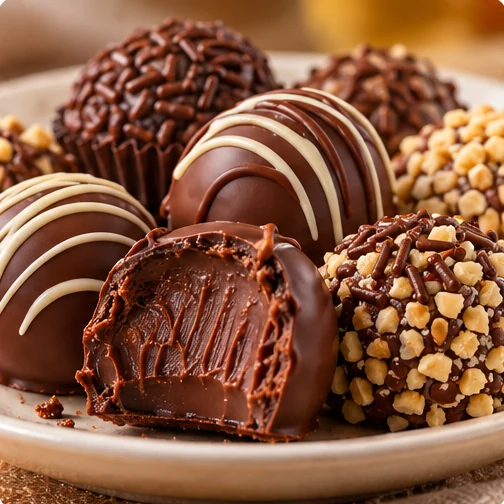 Trufas de chocolate